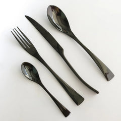 24Pcs/Set Stainless Steel Dinnerware Flatware Set Dinner Spoon Fork Knife Cutlery Set Tableware Set Service For 4 or 6