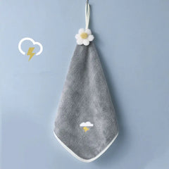 Fleece Kitchen Rags Kitchen Cleaning Bathroom Kitchen Wipe Microfiber Towel Handkerchief Dishcloths Hand Towel Kitchen Towels