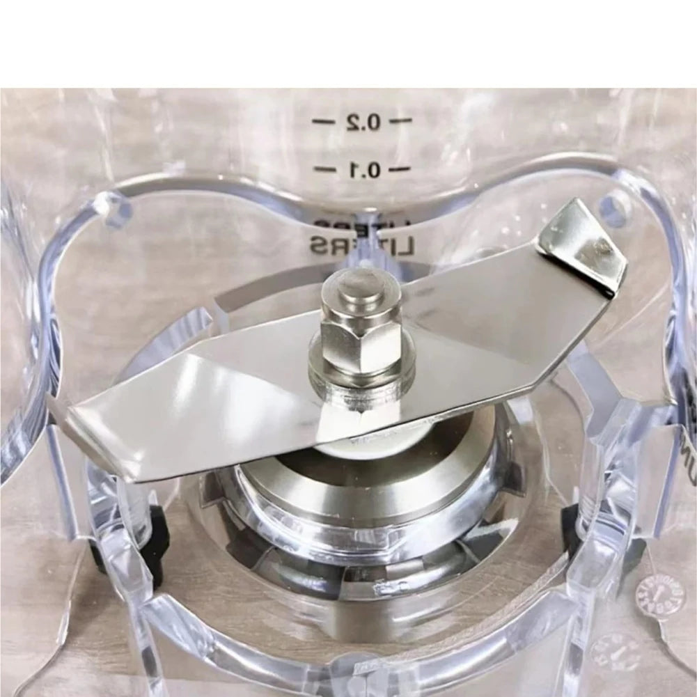 Multi-Founctional Blender Cup, With Blade Lid On The Bottom, Compatible For Hamilton Beach HBH550/650/850 Blender Ice Crusher Ju