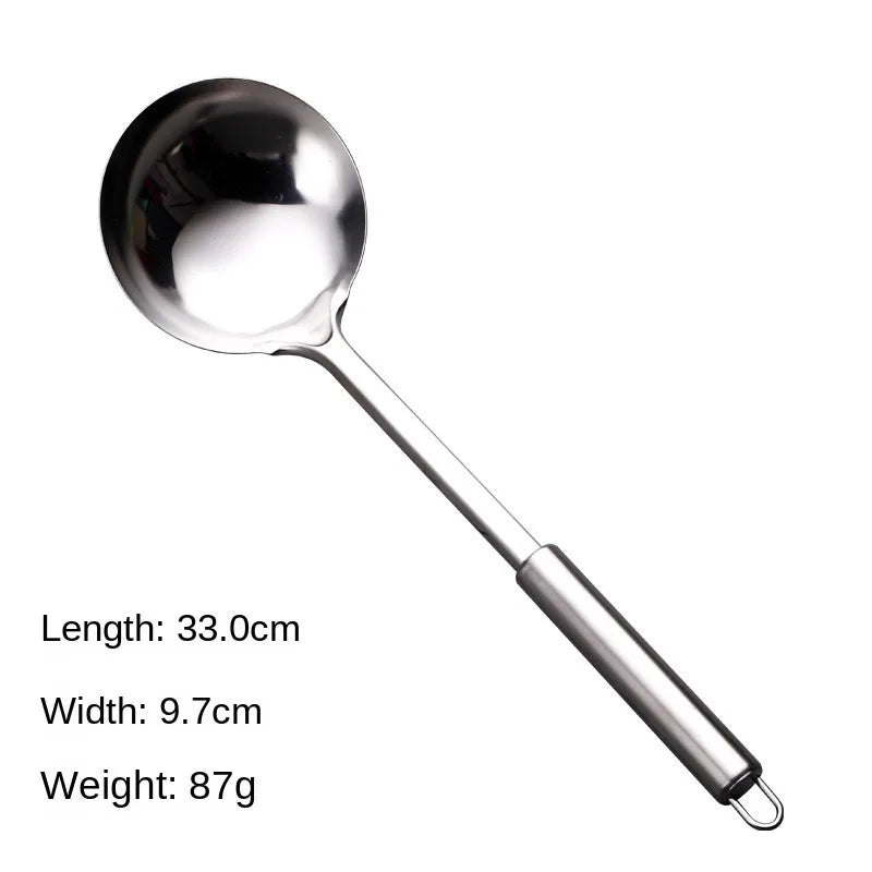 Durable Stainless Steel Wok Spatula Long Handle Kitchen Gadgets Kitchen Cooking Utensil Set Steak Shovel Cooking Tools