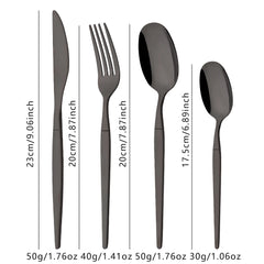 12Pcs Stainless Steel Dinnerware Set Golden Cutlery Spoon Fork Knife Western Cutlery Silverware Flatware Tableware Supplies