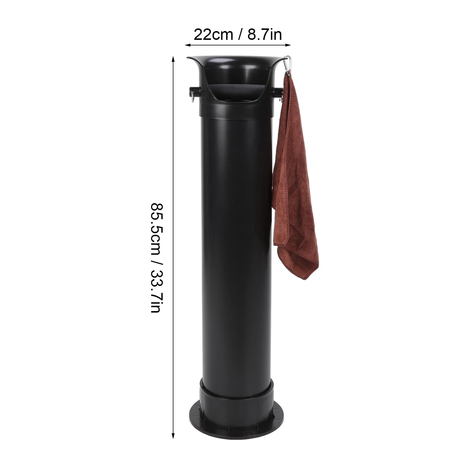 Coffee Knock Box Commercial Floor Standing Coffee Grounds Collection Bin for Restaurants Home Kitchens