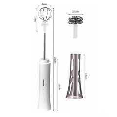 Coffee Milk Frother Portable Electric Milk Frothers Kitchen Miniature Milks Foam Machine Decoration Mixer Blender Coffeeware