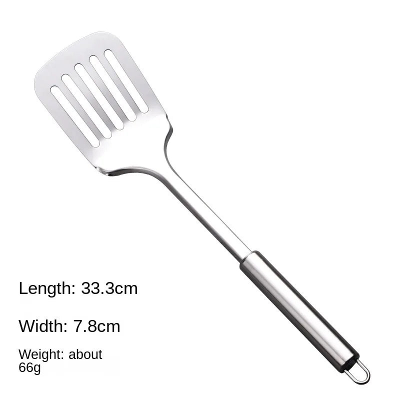 Durable Stainless Steel Wok Spatula Long Handle Kitchen Gadgets Kitchen Cooking Utensil Set Steak Shovel Cooking Tools