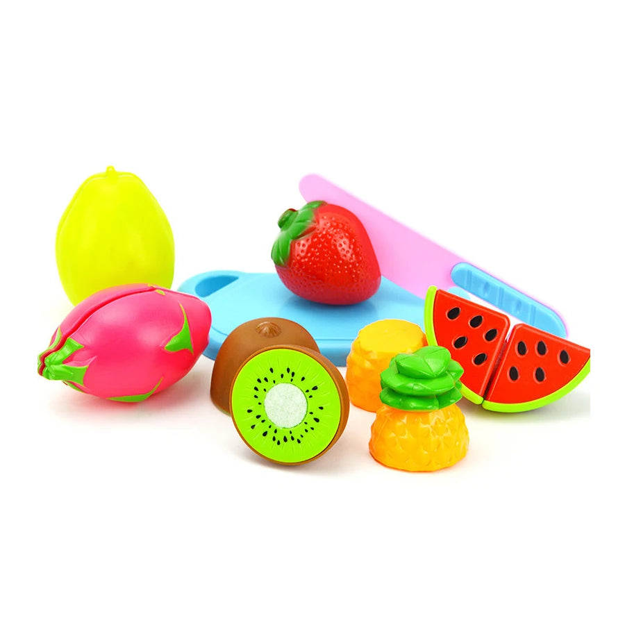 Kids Pretend Play Kitchen Appliances Set with Microwave Oven, Coffee Maker, Blender, Toaster & Washing Machine Educational Toy