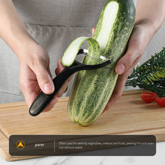 3/5pcs Kitchen knife set, high-grade black steel knife set Gift knife Stainless steel kitchen utensils household knives
