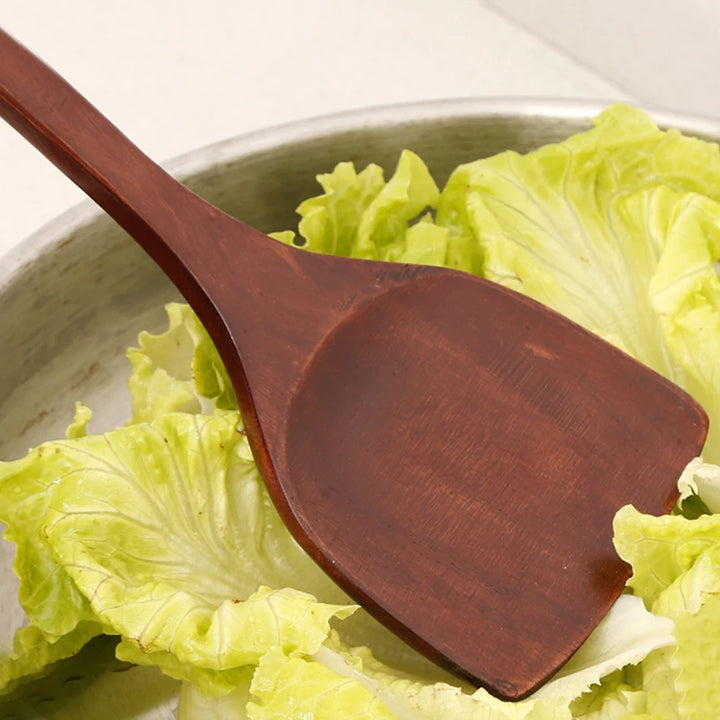 Wooden Shovel Long Handle Wooden Spatula Long Rice Spatula Kitchen Cooking Utensil