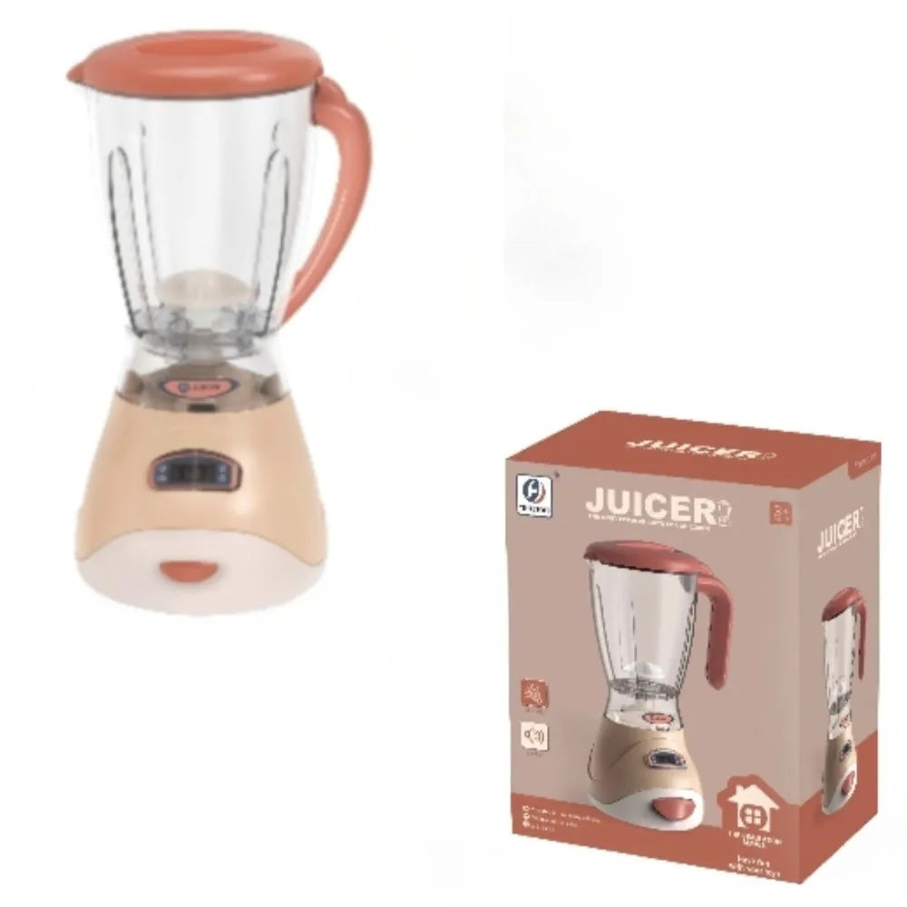 Kitchen Appliances Toy Kids Kitchen Accessories Pretend Play Set with Blender Coffee Maker Mixer with Sounds & Light