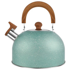 Whistling Kettle Stainless Steel Stove Top Kettle Rapid Boiling Stove Top Teapots with Whistle Spout for Gas Induction Cooker