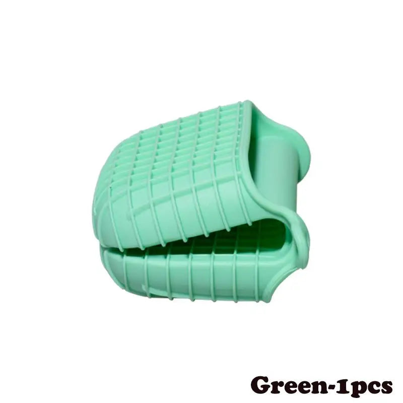 Oven Mitts Silicone Heat Resistant Pinch Mitts Anti Scalding Non Slip Gloves Clips Pot Holder Kitchen Cooking Baking Gloves