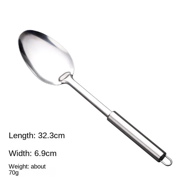 Durable Stainless Steel Wok Spatula Long Handle Kitchen Gadgets Kitchen Cooking Utensil Set Steak Shovel Cooking Tools