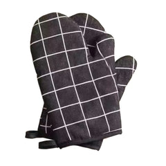 Oven Mitts Heat Resistant Cooking Gloves Thick Baking Mittens Grilling BBQ Gloves Non Slip Kitchen Microwave Oven Gloves