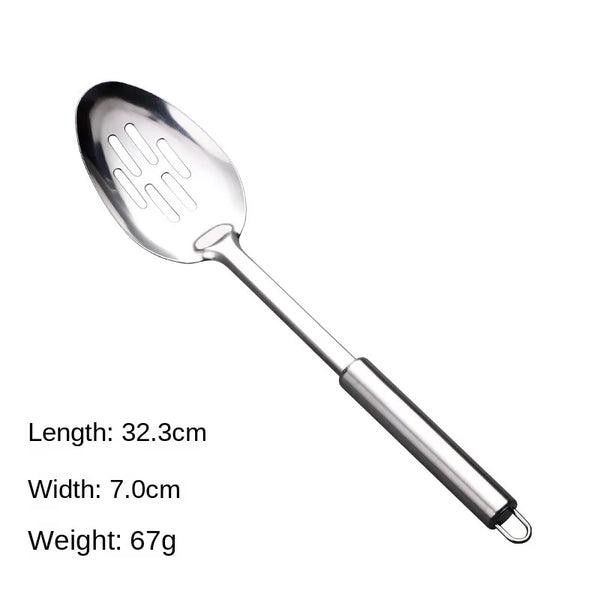 Durable Stainless Steel Wok Spatula Long Handle Kitchen Gadgets Kitchen Cooking Utensil Set Steak Shovel Cooking Tools