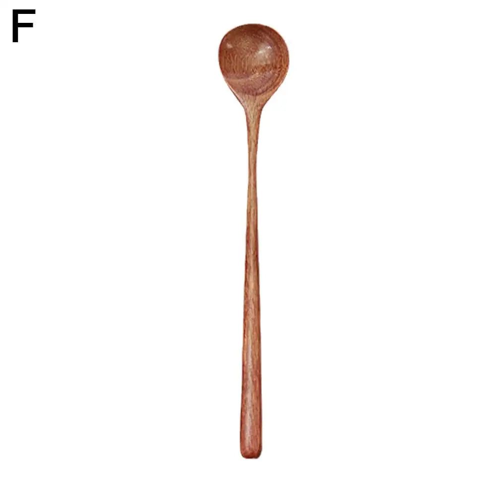 Natural Wooden Long Handle Spoon Simple Design Cooking Stirring Spoon With Long Handle Easy To Care For And Clean Kitchen Utensi
