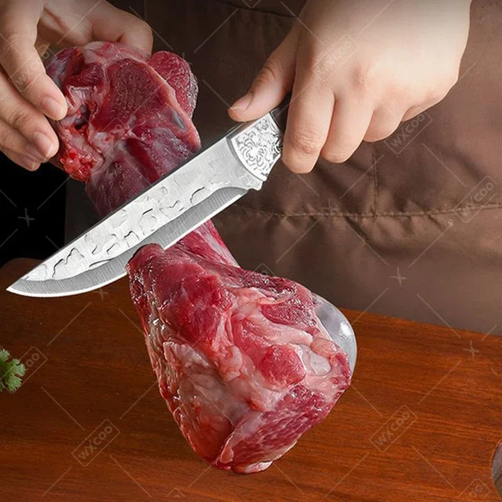 Hand Forged Butcher Knife Set Kitchen Supplies Professional Meat Cleaver Chef Kitchen Knife Multifunctional Boning Knife 1~3pcs