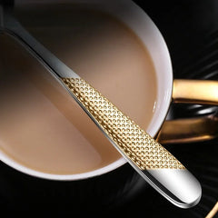 Kitchen Tableware Cutlery Set  Cutlery Set Stainless Steel Luxury Dinnerware Fork Spoon Knife Western Dinner Set Gold