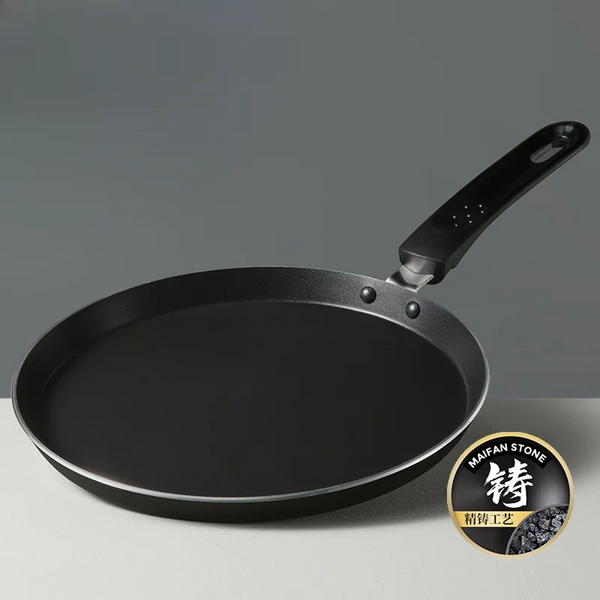 COOKER KING Food Grade Nonstick Pancake Pan PFOA-Free Fry Pan, Easy Clean Even Heat, All Stoves for Breakfast Eggs Crepes Fish