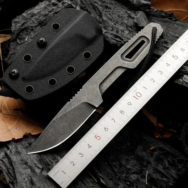 Fixed Blade Knife K Set Multi-Tactical Tools for Outdoor Campin Survival Self-Defense Hunting Hiking Fishing Tool Gift for Men