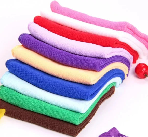 10pcs/lot Home Microfiber Towels For Kitchen Absorbent Thicker Cloth For Cleaning Micro Fiber Wipe Table Kitchen Towel