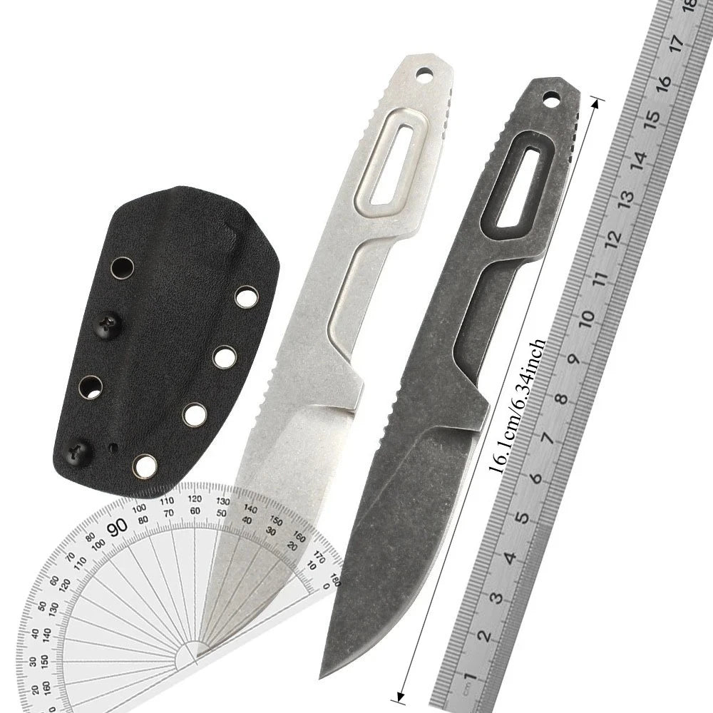Fixed Blade Knife K Set Multi-Tactical Tools for Outdoor Campin Survival Self-Defense Hunting Hiking Fishing Tool Gift for Men