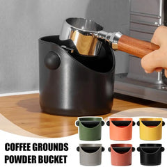 Coffee Knock Box Espresso Grounds Container Coffee Grounds Bucket Anti Slip Dump Bin Bucket Cafe Bar Barista Accessories