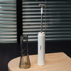 Coffee Milk Frother Portable Electric Milk Frothers Kitchen Miniature Milks Foam Machine Decoration Mixer Blender Coffeeware