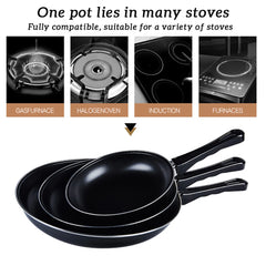 Frying Pan Non-stick Steak Frying Pan Bottom Induction Cooker Gas Stove Gift Pot Home Garden Cast Iron Pan Egg Pan