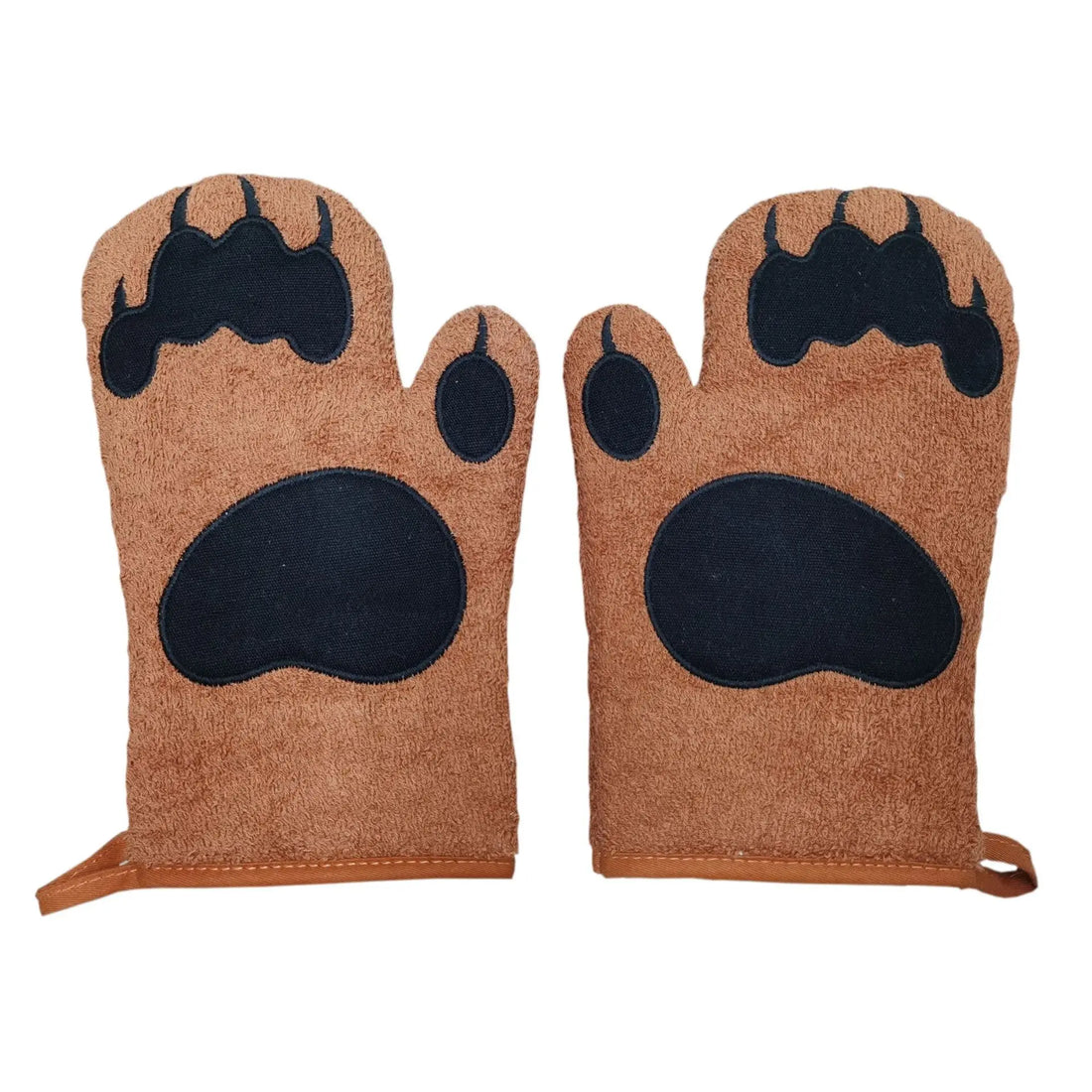 Hot Selling Microwave Oven Mitts Heat Resistant Cotton Gloves Bear Paw Heat Insulated Baking Gloves