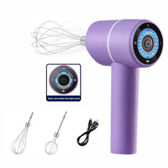 Portable Blender Mixer Kitchen Milk Frother Egg Beater Cake Baking Kneading Mixer Hand Mixer Electric Bamboo Whisk Matcha Brush