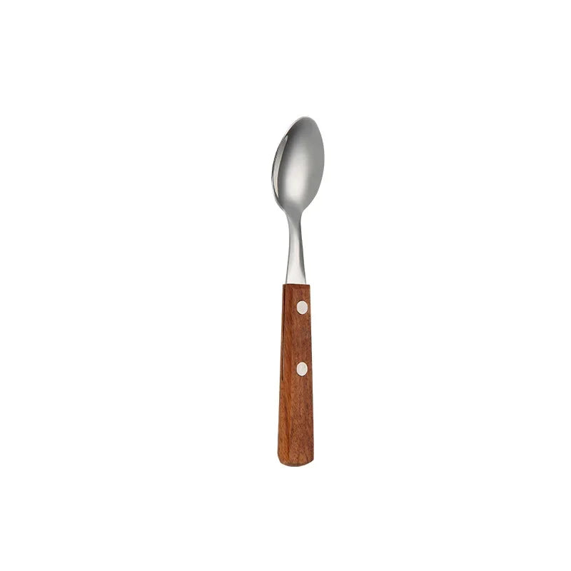 Stainless Steel Luxury Western Dinner Set - Silver Cutlery Set, Gold Fork, Spoon, Knife for Kitchen Tableware