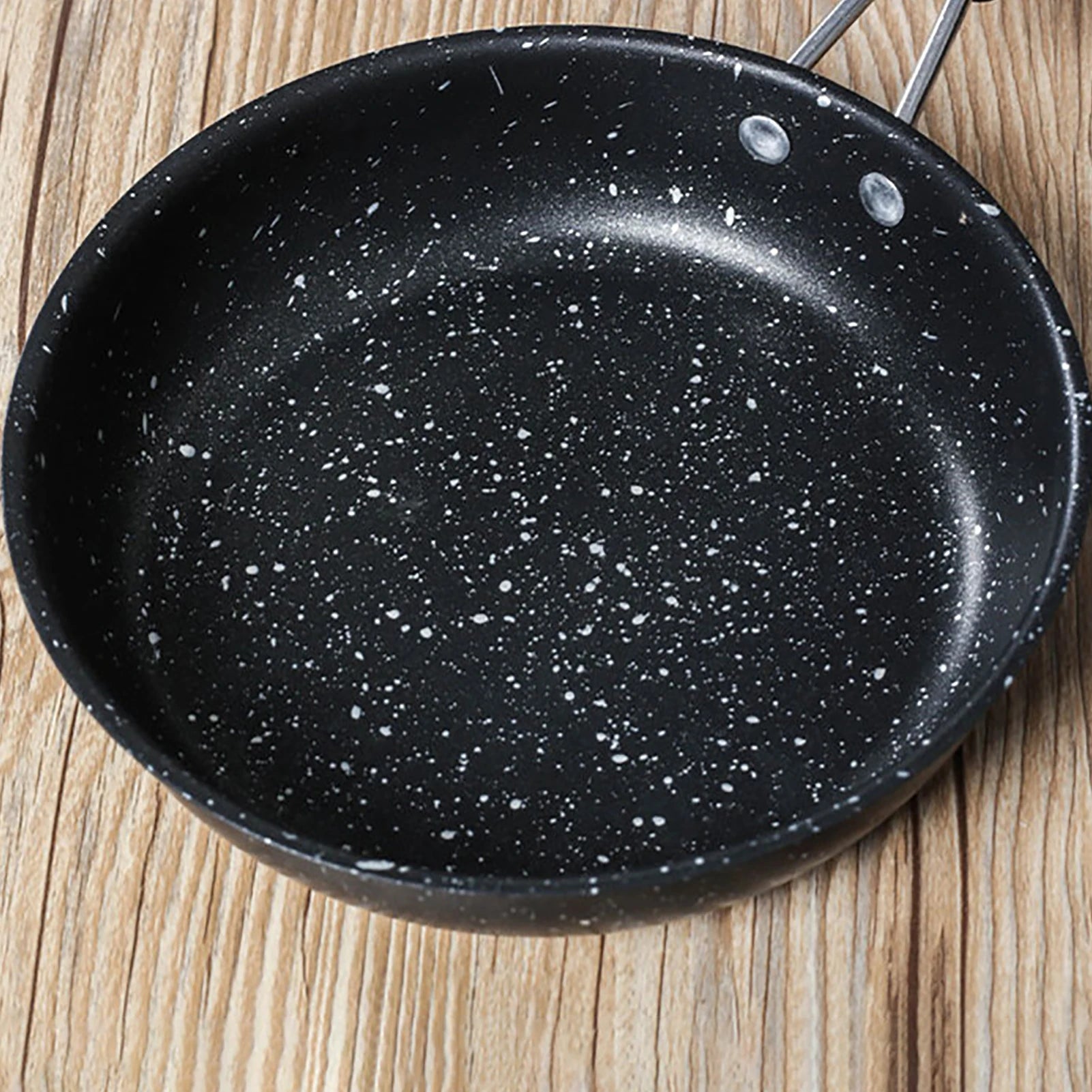 1pcs Frying Pan Non-stick Mini Thick Steak Flat Pan Black Suitable For Fried Food Cooking And Stir-Frying Kitchen Utensils