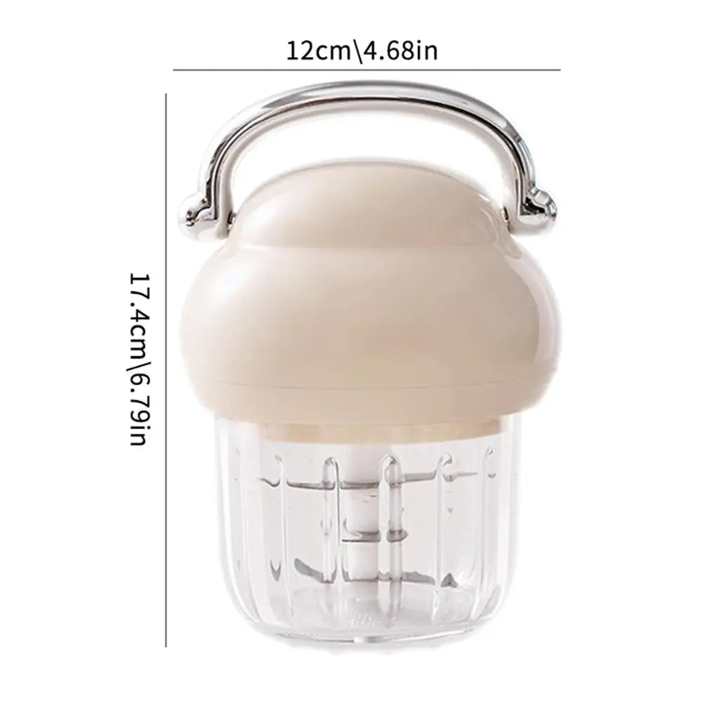 Professional Food Maker Electric Blender, Multifunctional Processor for Grinding Blending Chopping Pureeing, USB Rechargeable