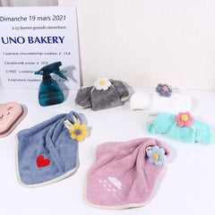 Fleece Kitchen Rags Kitchen Cleaning Bathroom Kitchen Wipe Microfiber Towel Handkerchief Dishcloths Hand Towel Kitchen Towels