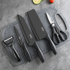 Kitchen Knife set Stainless steel Kitchen accessories Household Meat Cutting Fruit Peeling Knife, Advanced Knife Set Gift