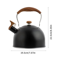 2.5L Electric Tourist Gas Stove Kettle With Whistle Stainless Steel Kitchen Home-appliance Camping Teapot Cookware Cooking Set