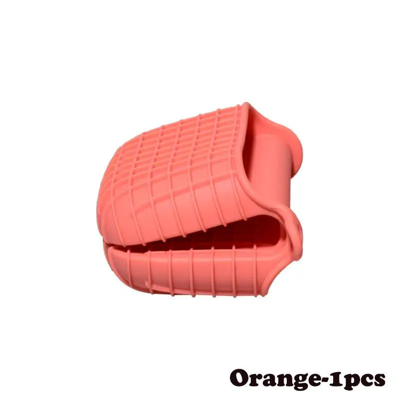 Oven Mitts Silicone Heat Resistant Pinch Mitts Anti Scalding Non Slip Gloves Clips Pot Holder Kitchen Cooking Baking Gloves