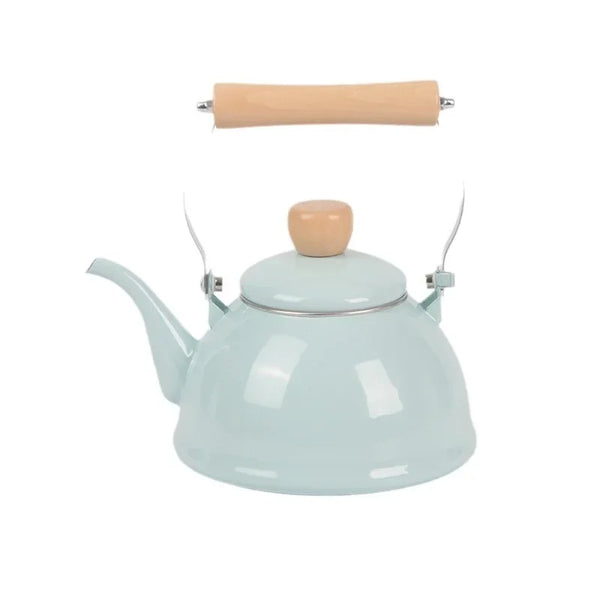 1.5L Enamel Teapot Kettle Boiling Kettle Household Kitchen Cookware Water Kettle