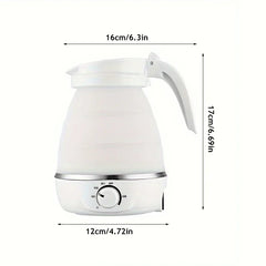 0.6L Electric Kettle Foldable And Portable To Use Safe And Body Small Footprint The Kettle Body Can Be Retracted Freely