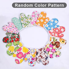 Oven Baking Gloves Oven Mitts Microwave Oven Gloves High-temperature Resistant Cotton Linen Gloves Kitchen Baking Tools Bakeware