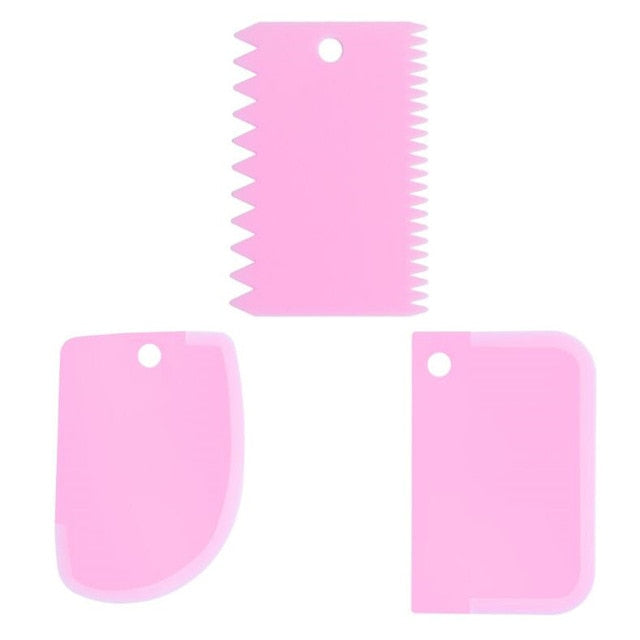 Cake Scraper Convenient Adjustable Fondant Spatulas Cake Edge Smoother Cream Decorating DIY Bakeware Tableware Kitchen Cake Tool