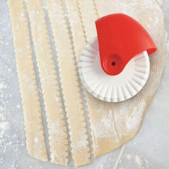 Kitchen DIY Pizza Pastry Lattice Cutter Pastry Pie Decor Cutter Plastic Wheel Roller For Pizza Pastry Pie Crust Baking Tools