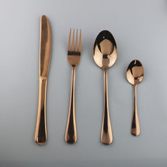 Westerm Blue Cutlery Set Dinnerware Forks Knives Spoons Tea Spoon Flatware Kitchen Dinner 18/10 Stainless Steel Tableware Set